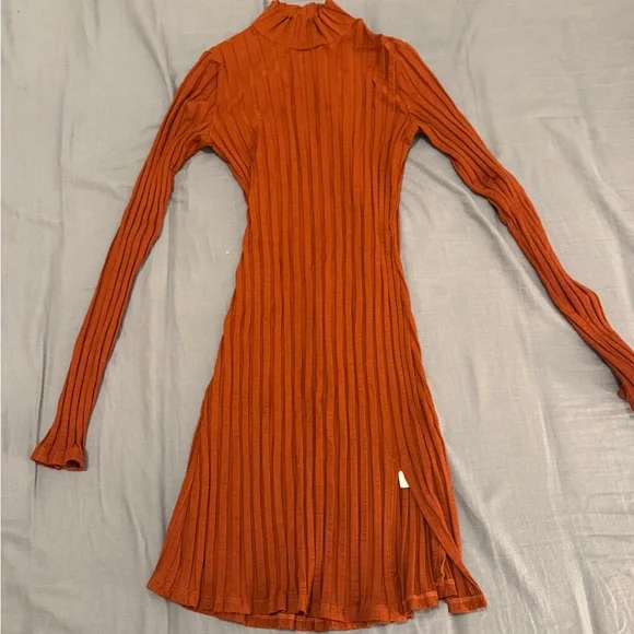 Reformation Libra Rib Knit Mini Dress - Picture 3 of 4